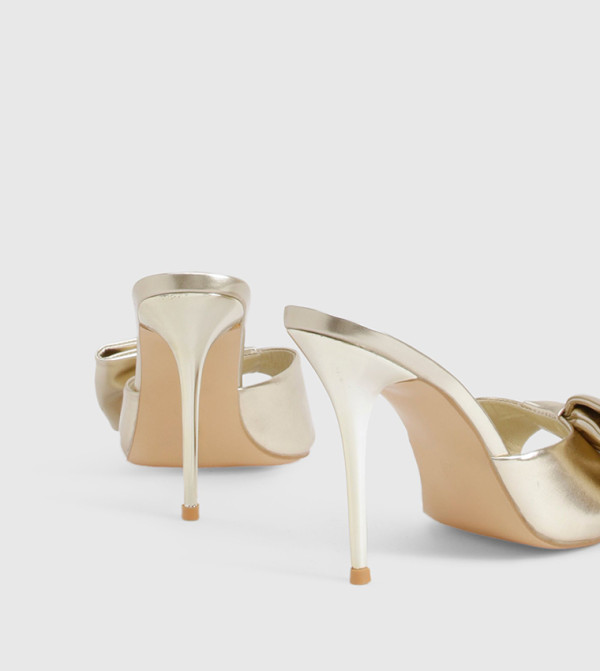boohoo - Outlet  - Gold Heels