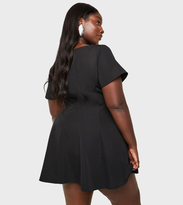 بوهو - اوتليت مقاس كبير - أسود فساتين