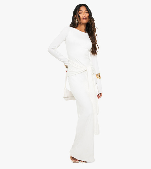 boohoo Dresses - White Maxi Dresses