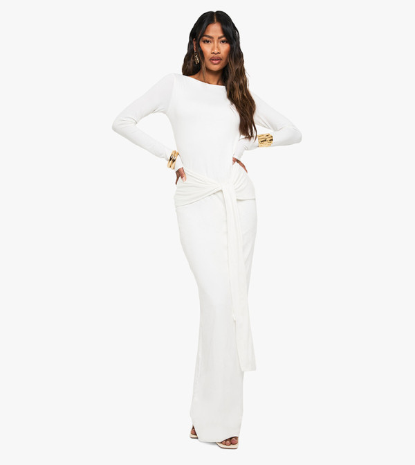 boohoo Dresses - White Maxi Dresses