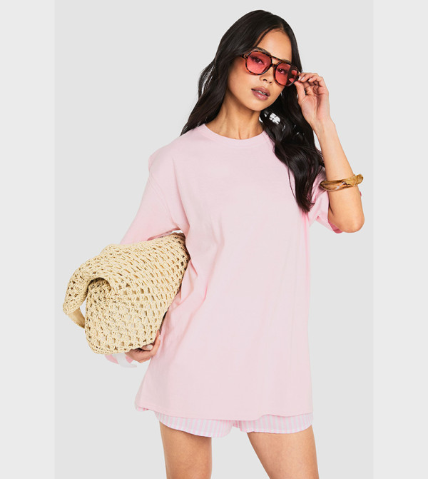 بوهو  - وردي فاتح تيشيرتات كاجوال