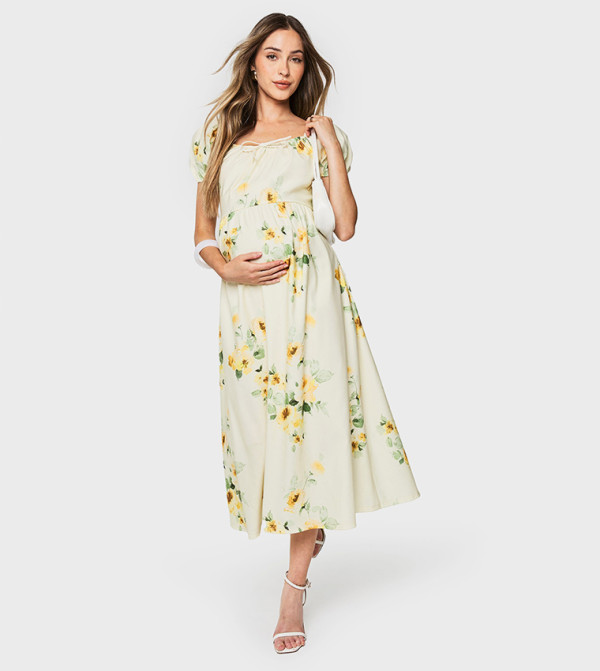 boohoo maternity-curation - Yellow Dresses