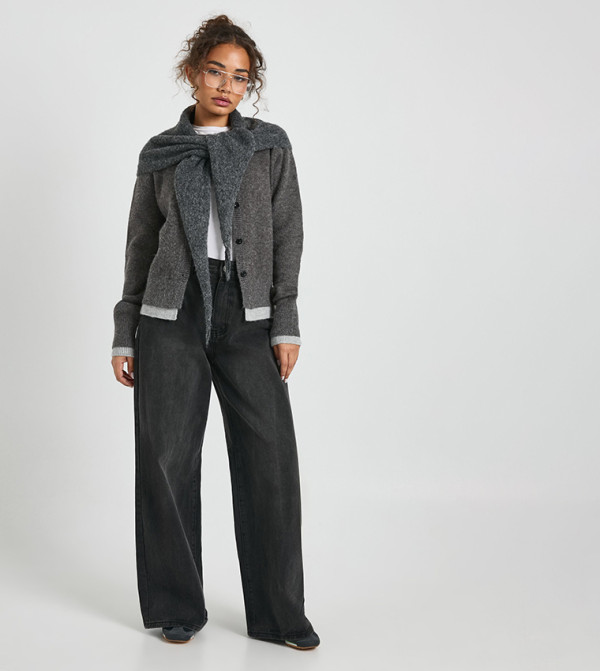 boohoo  Cardigans - Grey Cardigans