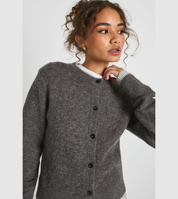 boohoo  Cardigans - Grey Cardigans