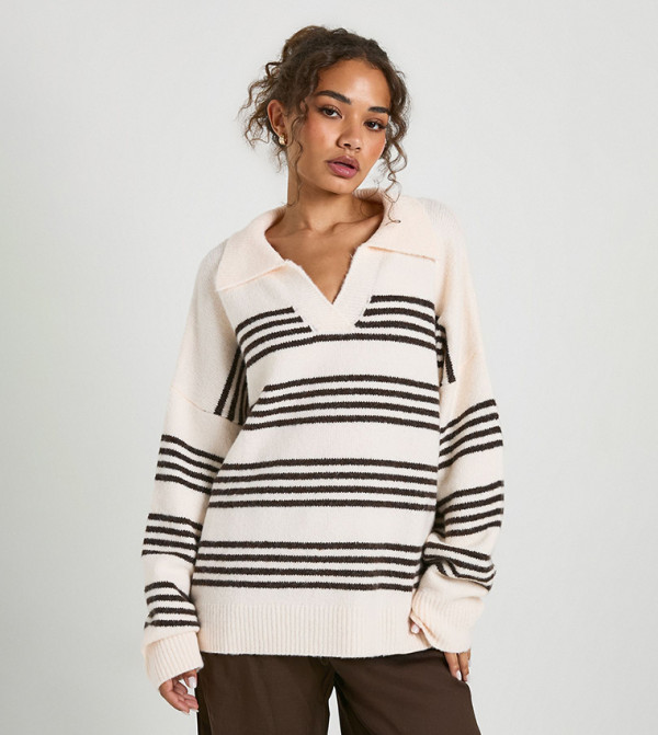 boohoo boohoo - Ecru Sweaters