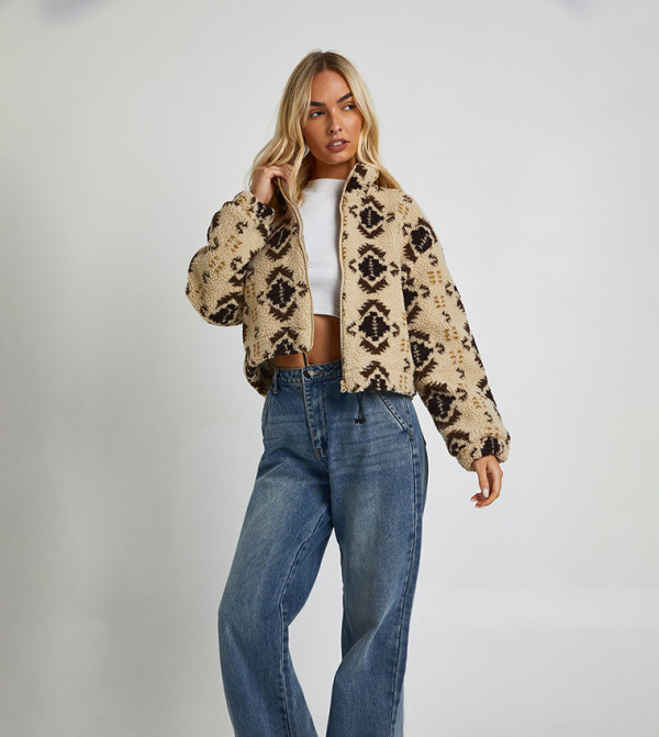 boohoo boohoo - Cream Casual Jackets