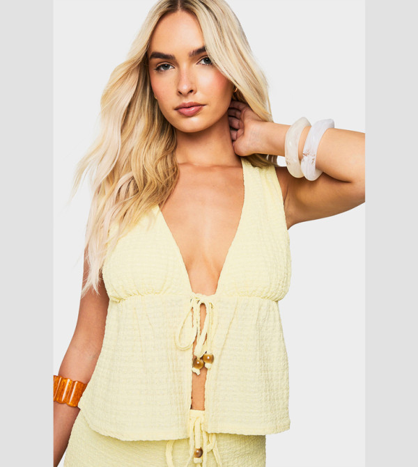 بوهو  فيستات - أصفر معاطف للخصر