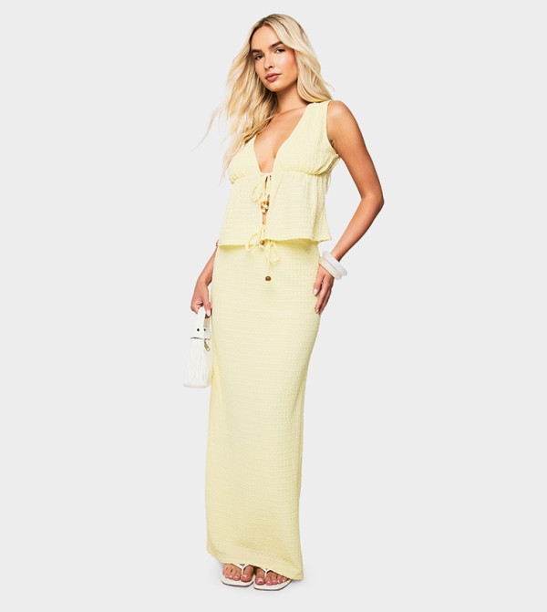 بوهو  فيستات - أصفر معاطف للخصر