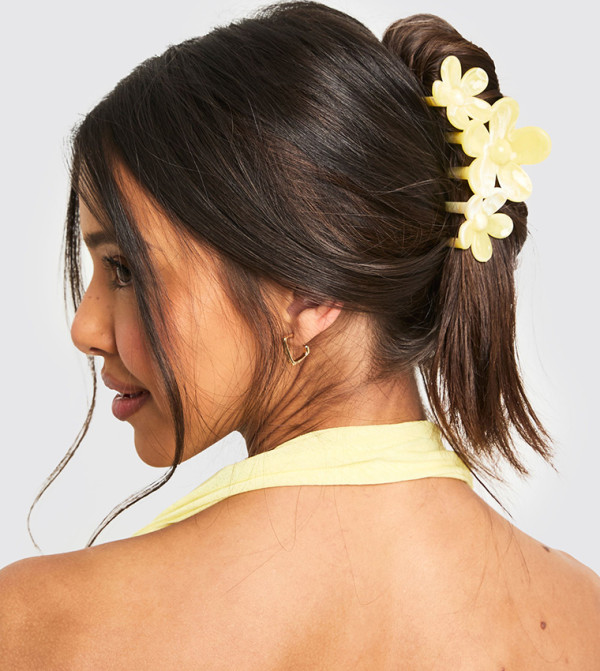 boohoo  - Yellow Hair Clips