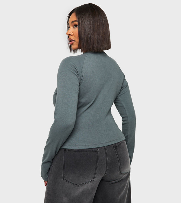 boohoo Tops - Khaki Tops