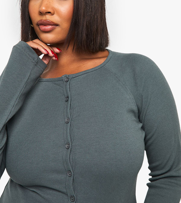 boohoo Tops - Khaki Tops