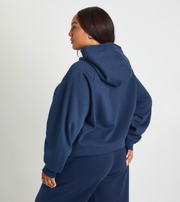 boohoo  Hoodies & Sweatshirts - Navy Hoodies & Sweatshirts