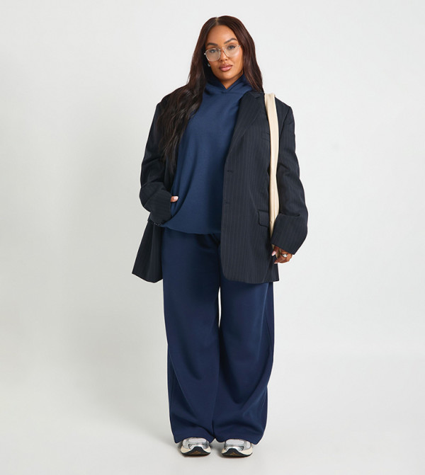 boohoo  Hoodies & Sweatshirts - Navy Hoodies & Sweatshirts
