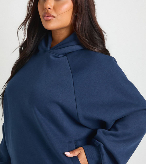 boohoo  Hoodies & Sweatshirts - Navy Hoodies & Sweatshirts