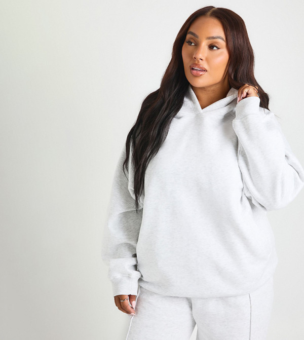 boohoo  Hoodies & Sweatshirts - Grey Hoodies & Sweatshirts