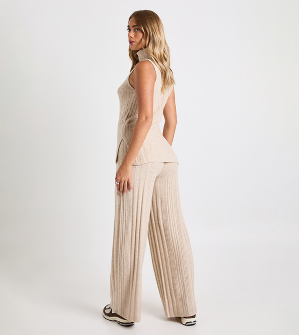 بوهو  أطقم ملابس - بيج Co-Ord Set