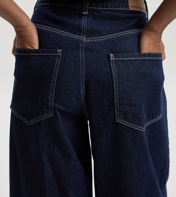 boohoo boohoo - Blue Wide Leg Jeans
