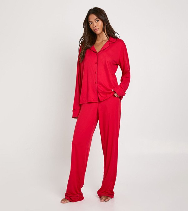 بوهو  ملابس نوم - أحمر Pyjama Set