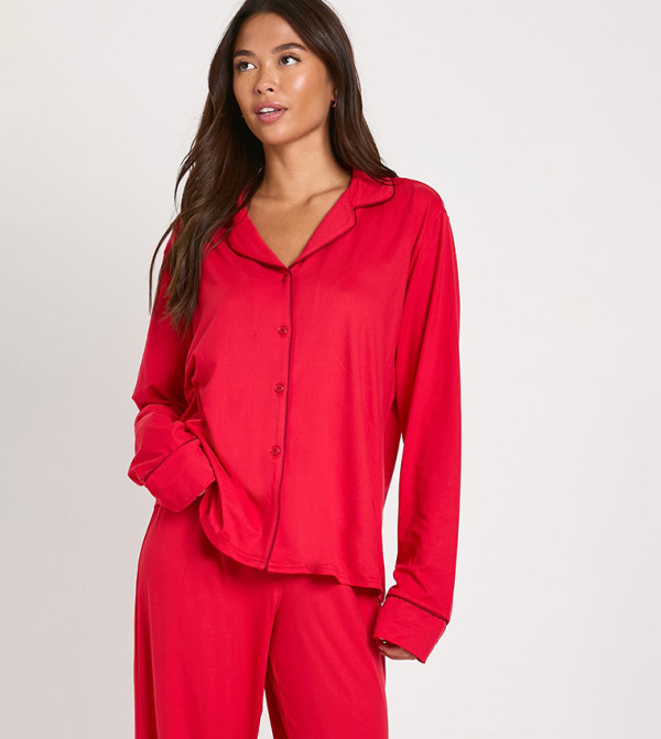 بوهو  ملابس نوم - أحمر Pyjama Set