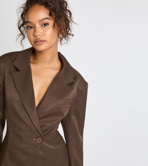 boohoo  Blazers - Brown Blazers
