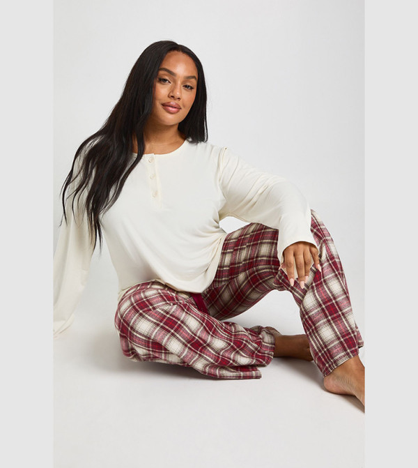 boohoo Sleepwear - Burgundy Sleepwear