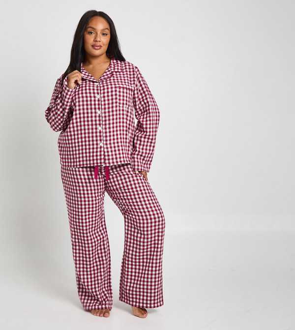 boohoo Sleepwear - Burgundy Sleepwear