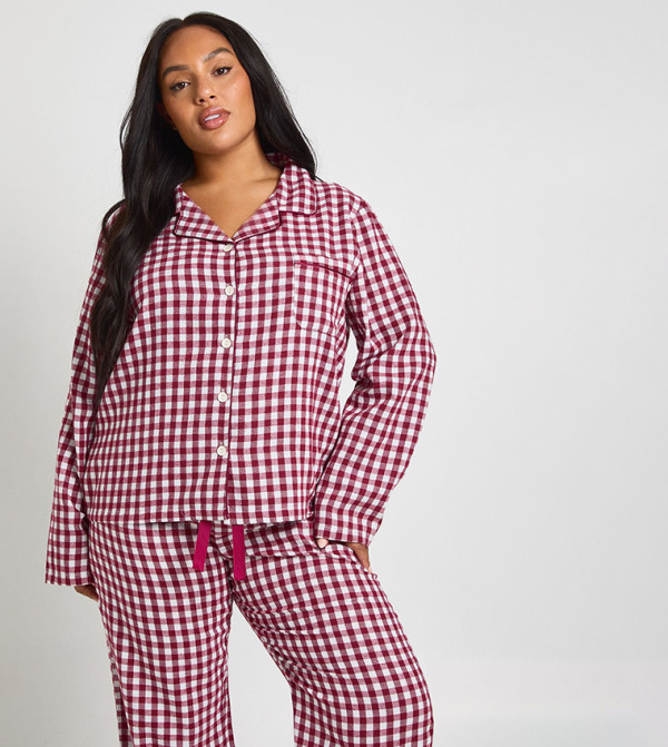 boohoo Sleepwear - Burgundy Sleepwear