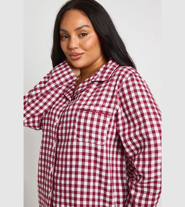 boohoo Sleepwear - Burgundy Sleepwear