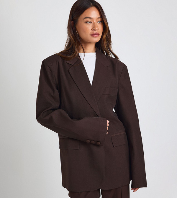 بوهو  ملابس - بني  بليزرات