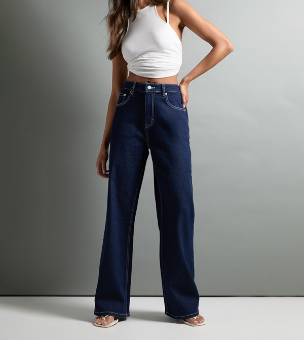 boohoo boohoo - Blue Straight Jeans