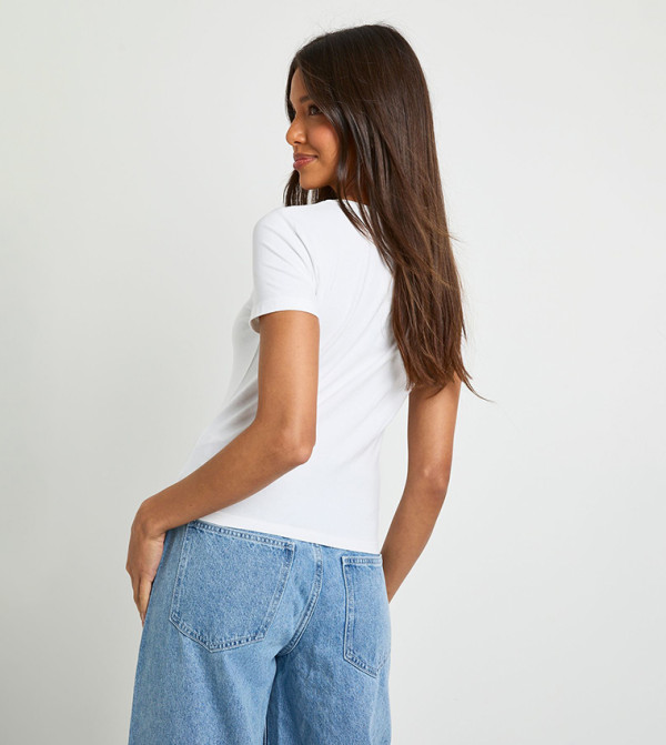 boohoo boohoo - White Casual Tops