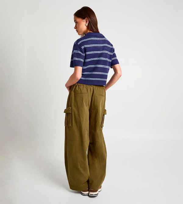 boohoo  Cargos - Khaki Cargos