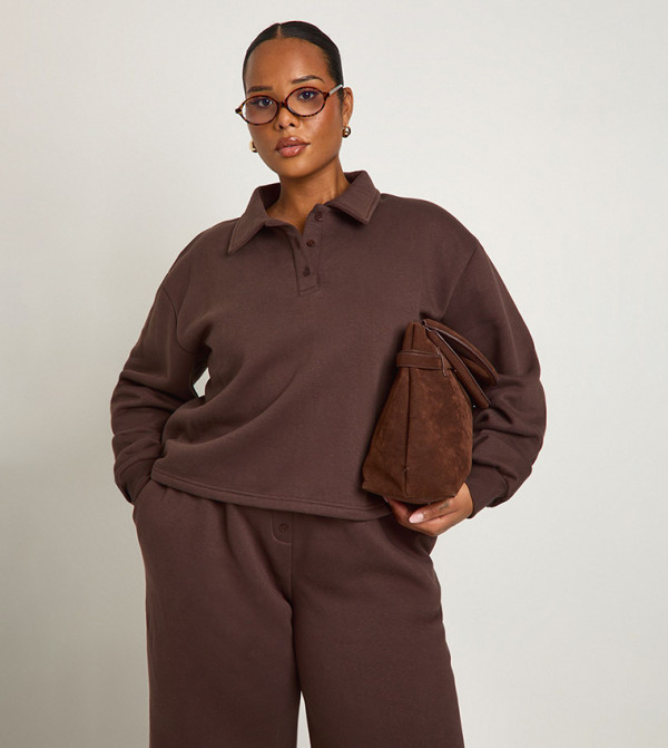 boohoo  Hoodies & Sweatshirts - CHOCOLATE Hoodies & Sweatshirts