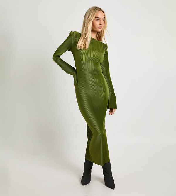 بوهو بوهو - أخضر Midi Dresses