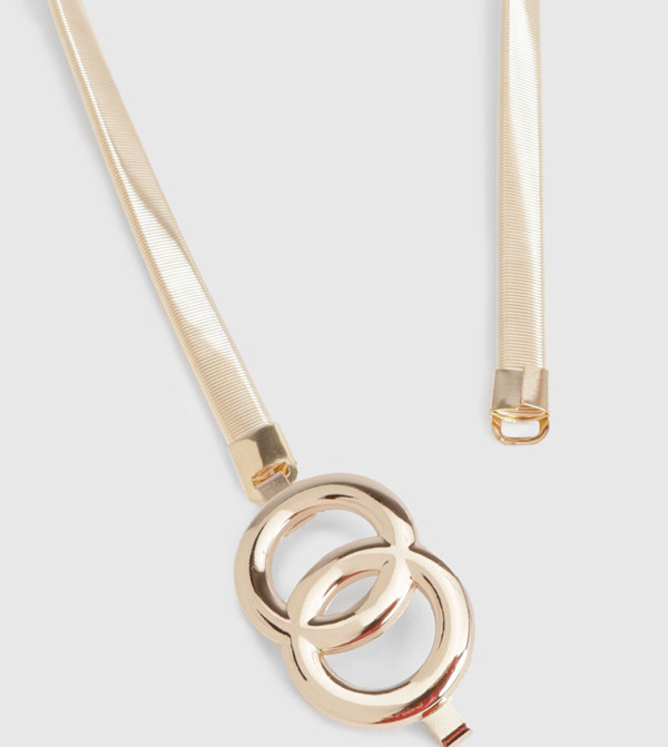 boohoo  Non Leather Belts - Gold Non Leather Belts