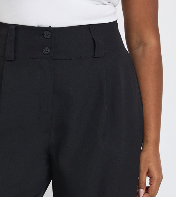 boohoo Pants & Leggings - Black Pants & Leggings