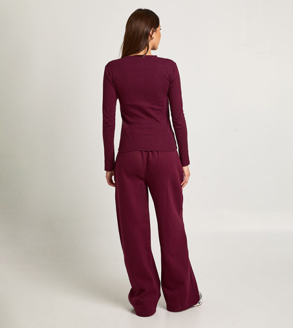 بوهو  أطقم متناسقة - أحمر Co-Ord Set