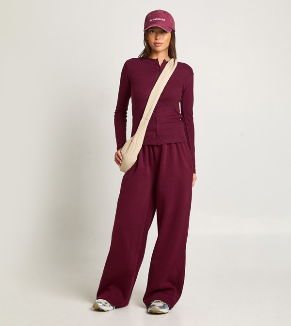 بوهو  أطقم متناسقة - أحمر Co-Ord Set