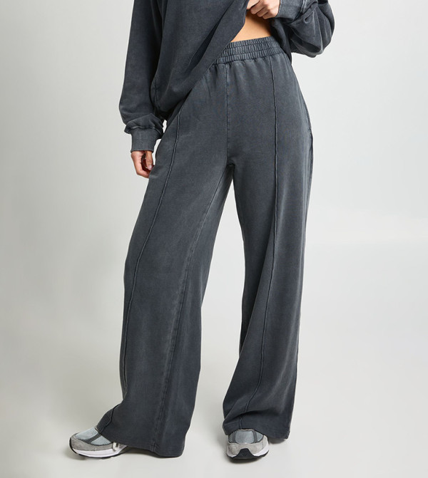 بوهو  بناطيل رياضية - رمادي Sweatpants