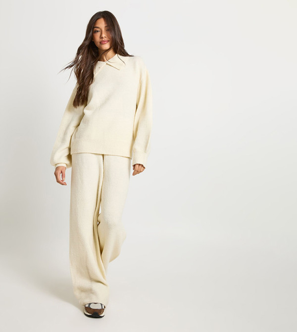 بوهو  أطقم ملابس - بيج Co-Ord Set