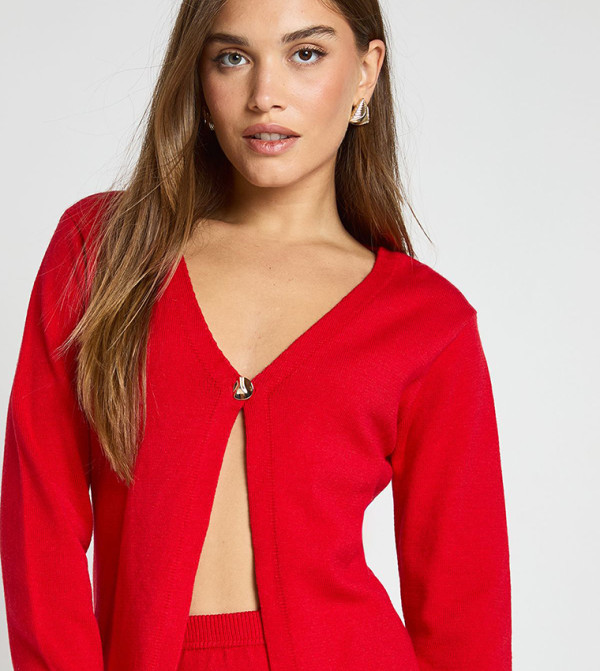 بوهو  co-ord-sets - أحمر Co-Ord Set