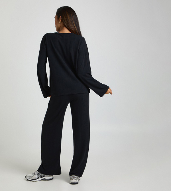 بوهو  ملابس حوامل - أسود Tops & T-shirts