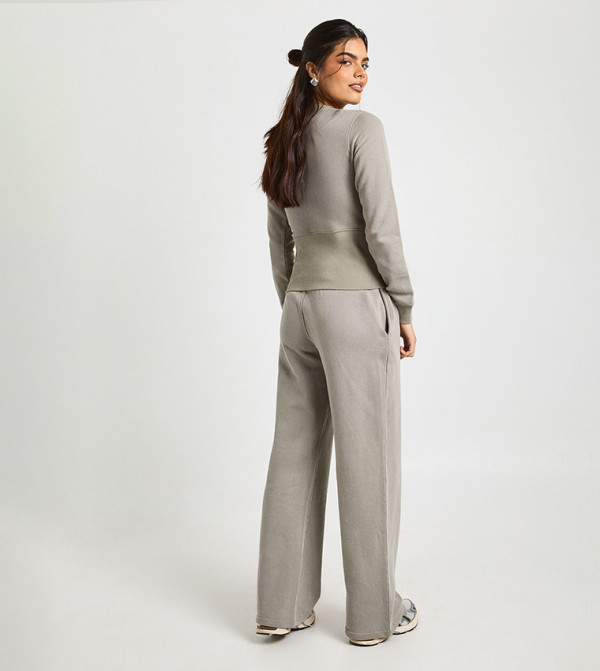 بوهو  أطقم ملابس - كاكي Co-Ord Set