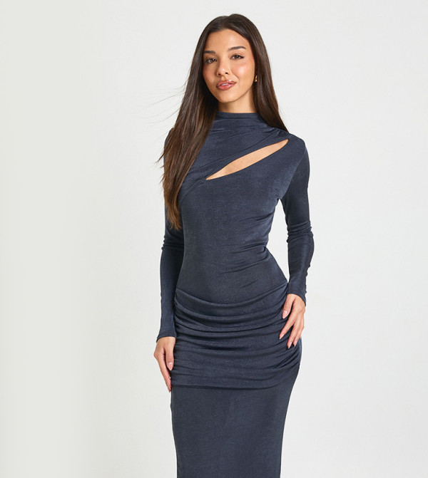 boohoo boohoo - Charcoal Maxi Dresses