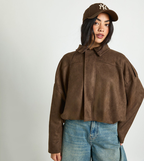 بوهو بوهو - بني  جاكيتات كاجوال