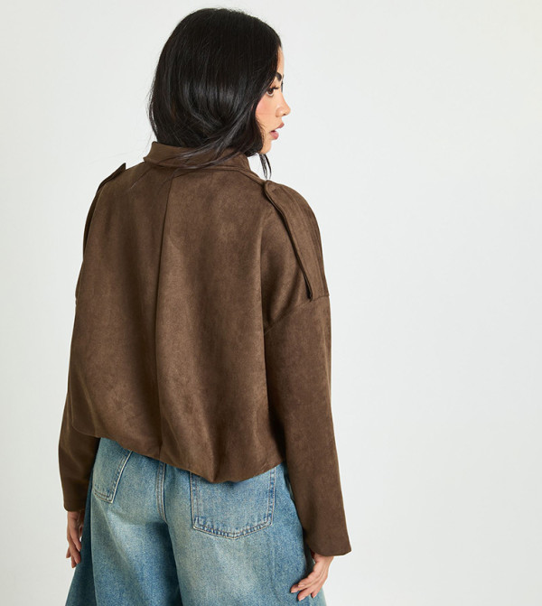 بوهو بوهو - بني  جاكيتات كاجوال