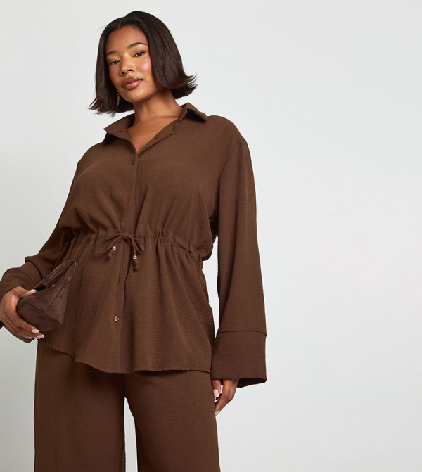 boohoo  Co-Ord Sets - Brown Co-Ord Sets