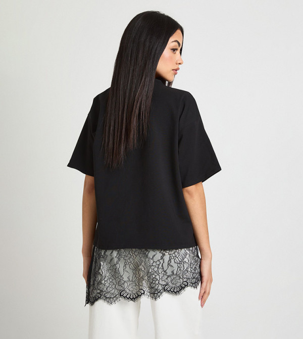 boohoo  - BLACK Short Sleeve T-Shirts