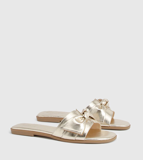 بوهو  modest-glam-w - ذهبي Flat Sandals