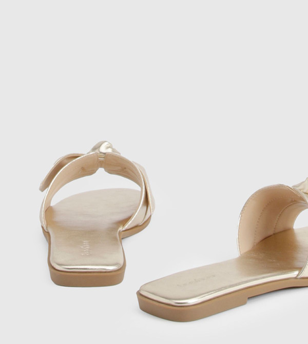 بوهو  modest-glam-w - ذهبي Flat Sandals